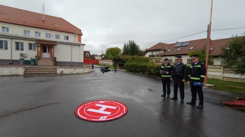 Harghita: Dronă performantă, achiziționată de Consiliul Județean, intrată în dotarea Inspectoratului pentru Situații de Urgență
