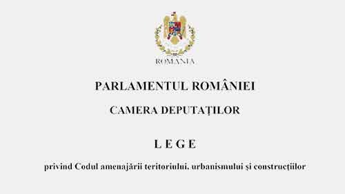 CATUC - Codul amenajării teritoriului, urbanismului și construcțiilor. Urmărirea comportării în timp urcă la rang de lege