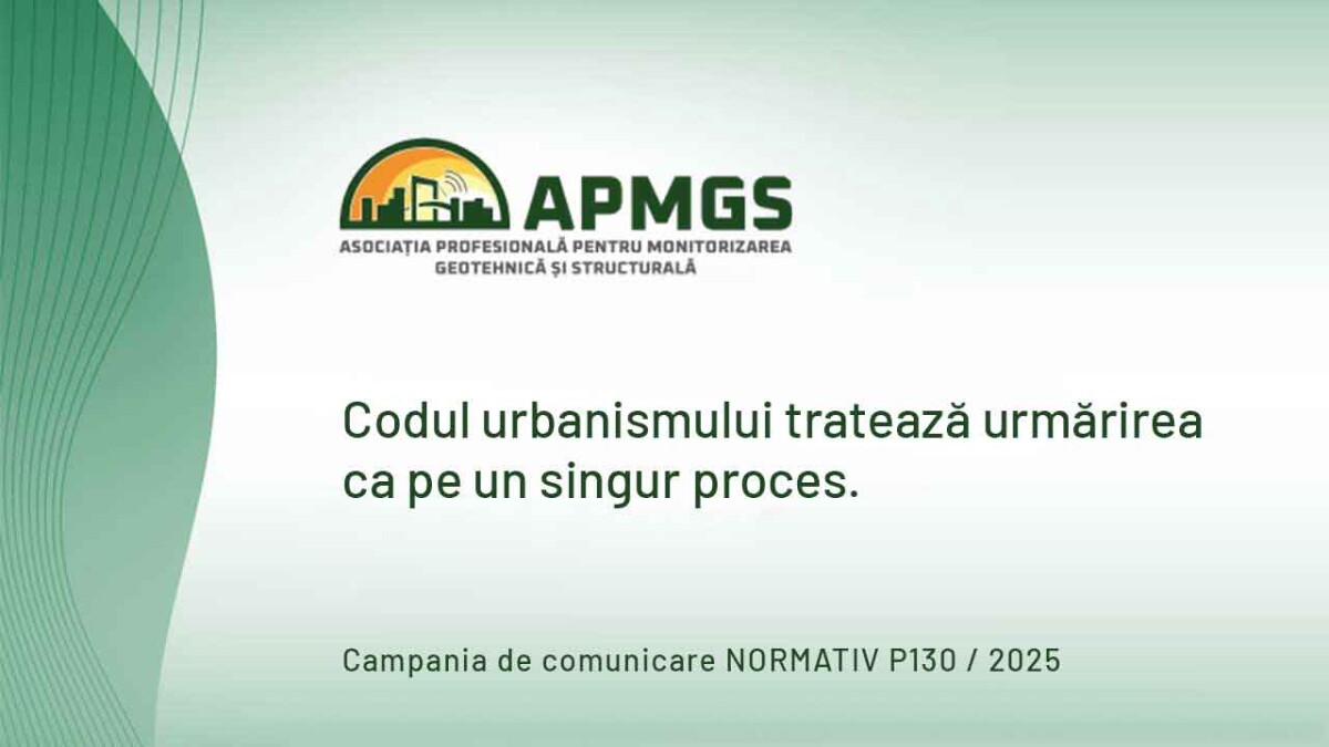 Codul urbanismului tratează urmărirea ca pe un singur proces